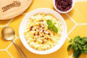 Кукурузная каша на молоке