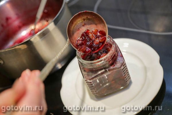 Варенье из клюквы с виноградом