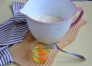 Пирог с сыром и луком-порей