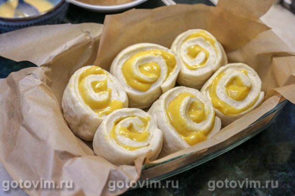 Синнабоны с заварным тыквенным кремом