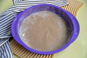 Пирог с сыром и луком-порей