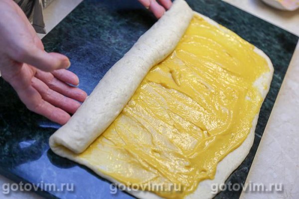 Синнабоны с заварным тыквенным кремом