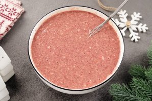 Новогодний печеночный торт