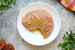 Индейка в медово-горчичном соусе