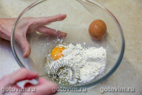 Салака в  кляре в духовке