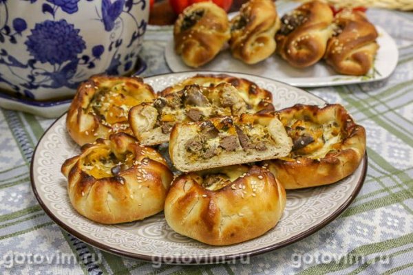 Бочонки с куриной печенью и тыквой Бочонки с куриной печенью и тыквой