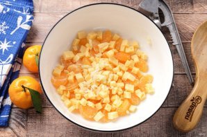 Салат "Мандариновый шок"