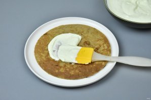 Печеночный торт из говяжьей печени Печеночный торт из говяжьей печени