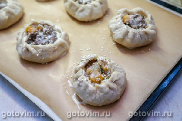 Бочонки с куриной печенью и тыквой Бочонки с куриной печенью и тыквой