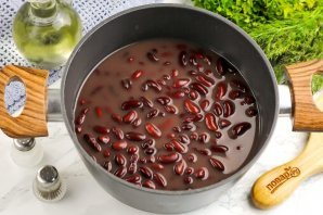 Фасоль с орехами Фасоль с орехами