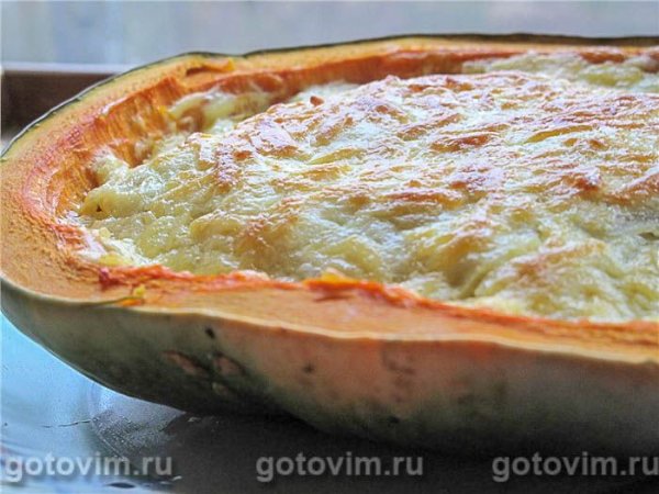 Куриные окорочка, запеченные в тыкве Куриные окорочка, запеченные в тыкве