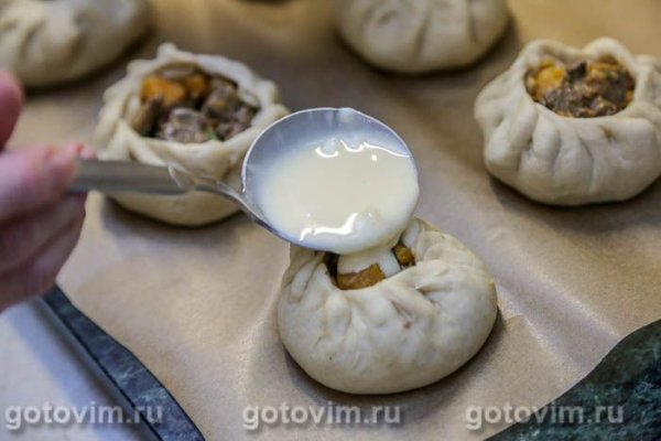 Бочонки с куриной печенью и тыквой Бочонки с куриной печенью и тыквой