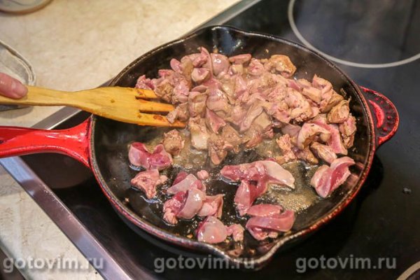 Бочонки с куриной печенью и тыквой Бочонки с куриной печенью и тыквой