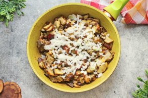 Белые грибы жареные Белые грибы жареные