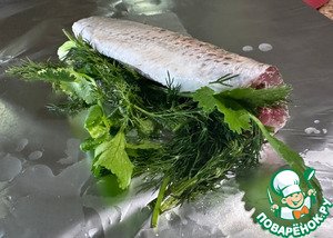 Кефаль. В духовке