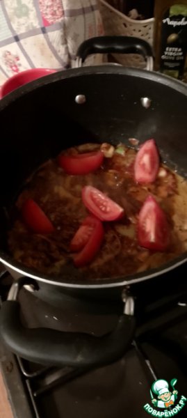 Рыбное карри с манго