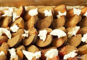 Открытый сливовый пирог Открытый сливовый пирог