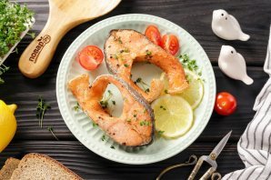 Красная рыба в аэрогриле Красная рыба в аэрогриле