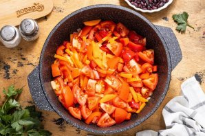 Салат с фасолью на зиму Салат с фасолью на зиму