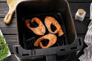 Красная рыба в аэрогриле Красная рыба в аэрогриле