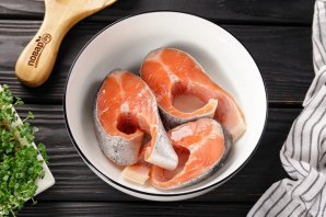 Красная рыба в аэрогриле Красная рыба в аэрогриле