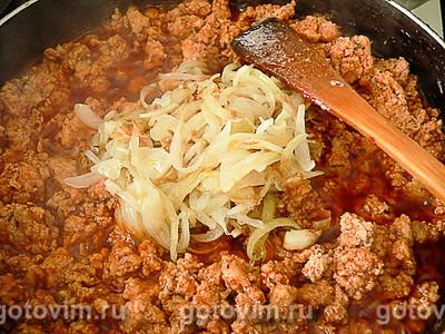 Спагетти с куриным фаршем Спагетти с куриным фаршем