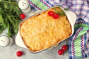 Запеканка с куриным фаршем