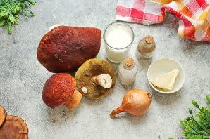 Подлива из белых грибов