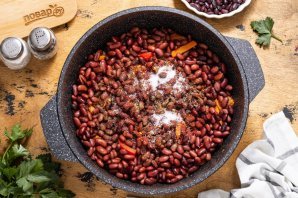 Салат с фасолью на зиму Салат с фасолью на зиму