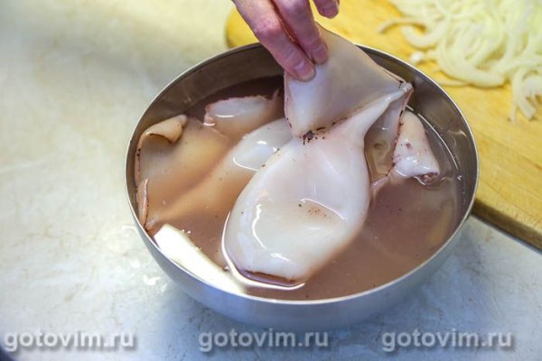 Мини-чебуреки посикунчики с кальмарами