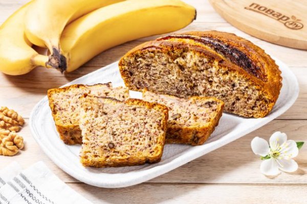 Банановый хлеб в аэрогриле Банановый хлеб в аэрогриле