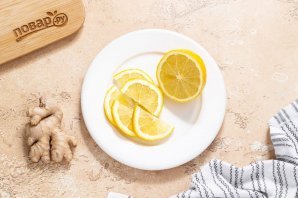 Имбирный чай с медом и лимоном