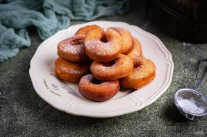 Быстрый рецепт пончиков Быстрый рецепт пончиков