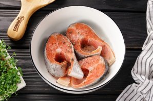 Красная рыба в аэрогриле Красная рыба в аэрогриле