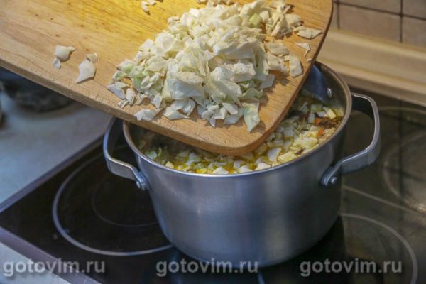 Суп с говядиной и замороженными опятами