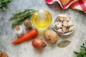 Суп из белых грибов замороженных