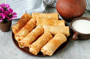 Блинчики с куриной грудкой