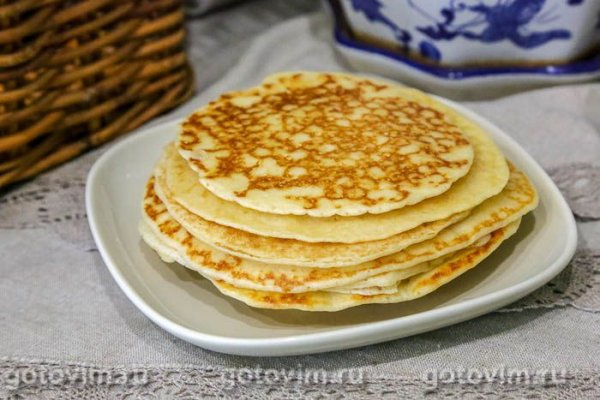 Блины на дрожжах в мультиварке Блины на дрожжах в мультиварке