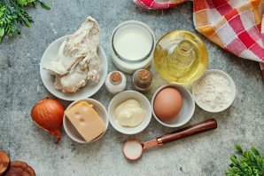 Блинчики с куриной грудкой