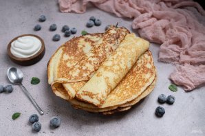 Блины на кефире дрожжевые