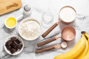 Блины с шоколадом и бананом