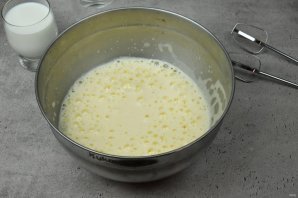 Заварные блинчики на йогурте