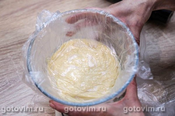 Заварной крем с яблочным пюре в микроволновке