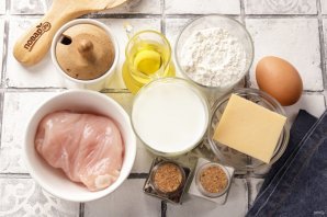 Блинчики с курицей Блинчики с курицей