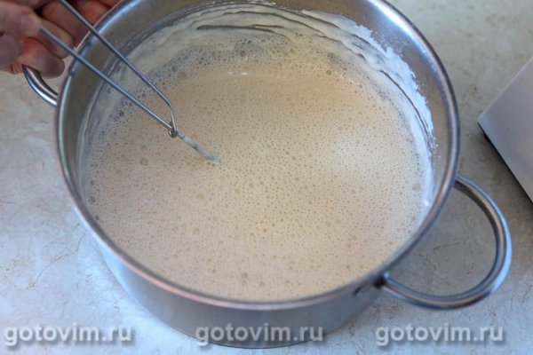 Толстые блины на дрожжах