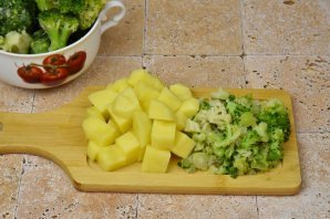 Картофельный суп с брокколи