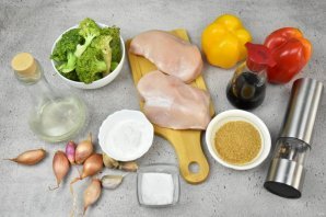 Курица с брокколи по-азиатски