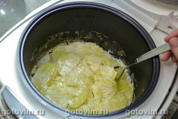 Картофельная запеканка с сыром в мультиварке