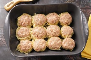 "Гнезда" с фаршем