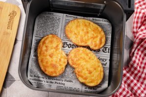 Бутерброды с сыром в аэрогриле